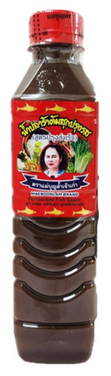 Thai Mae Boon Lam Fermented Fish Sauce (Red)